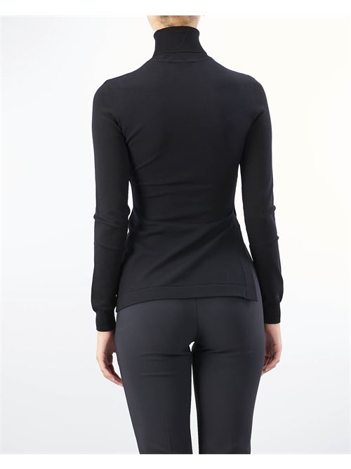 Viscose turtleneck with buttons on the side Elisabetta Franchi ELISABETTA FRANCHI | Sweater | MK99S47E2110